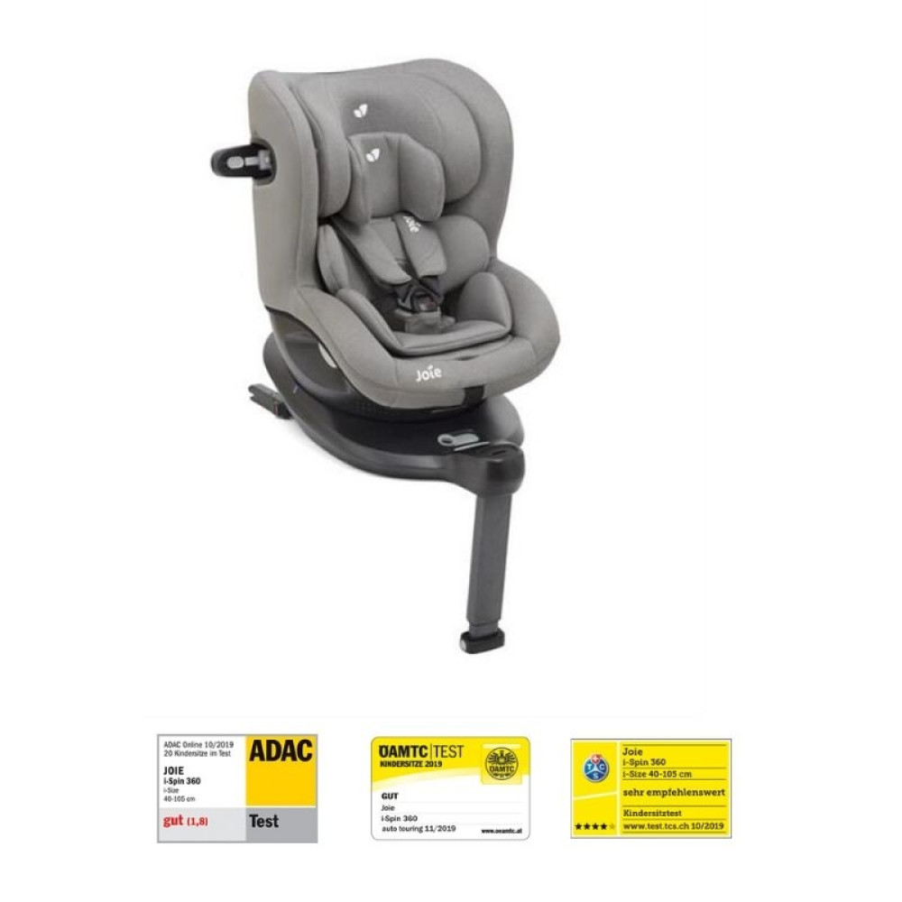 Joie Scaun Auto I Spin 360 Gray Flannel Nastere 105 Cm Petit
