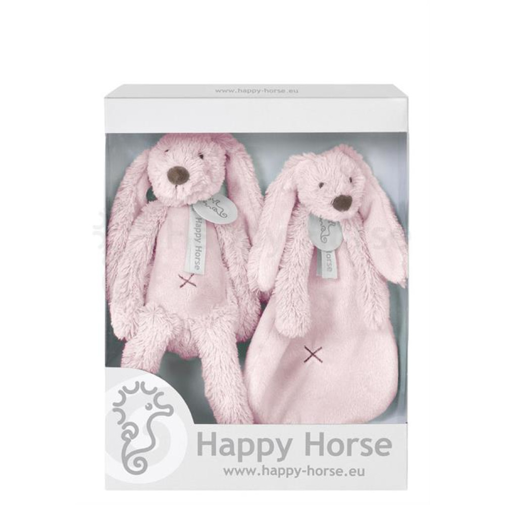 Happy Horse Set Cadou Jucarii De Plus Iepurasul Richie Pink