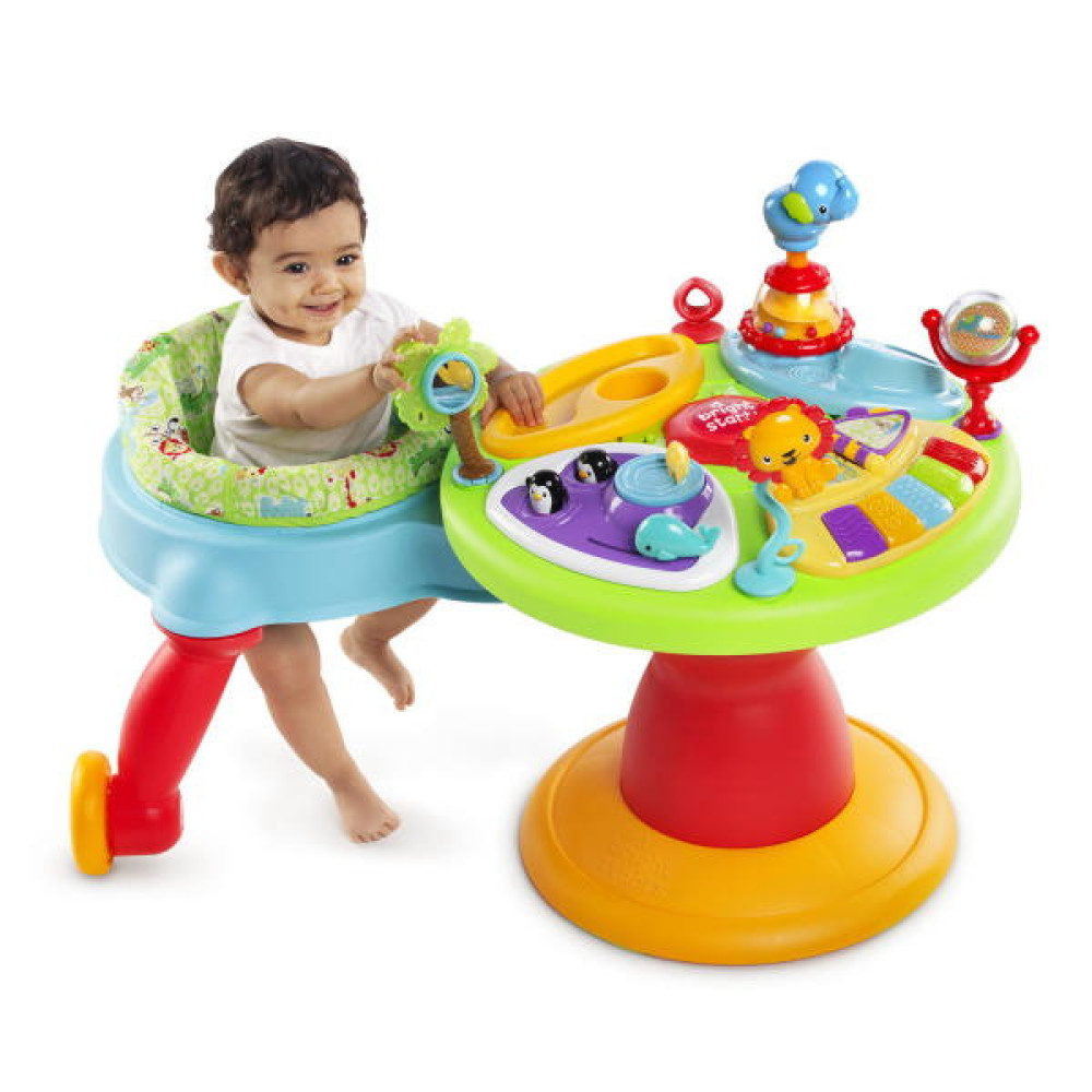 Bright Starts Centru De Activitati 3 In 1 Around We Go Zippity Zoo Petit Bebe