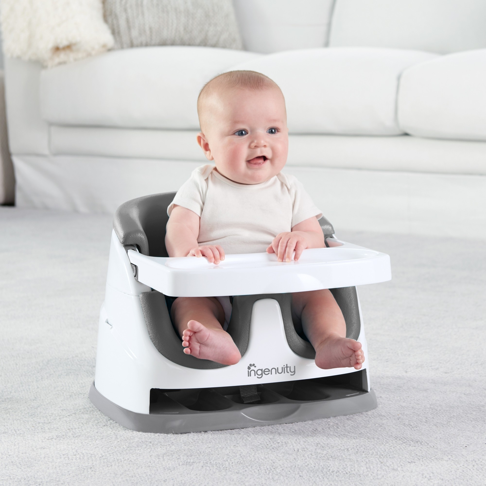 Ingenuity Scaun De Masa 2 In 1 Slate Petit Bebe