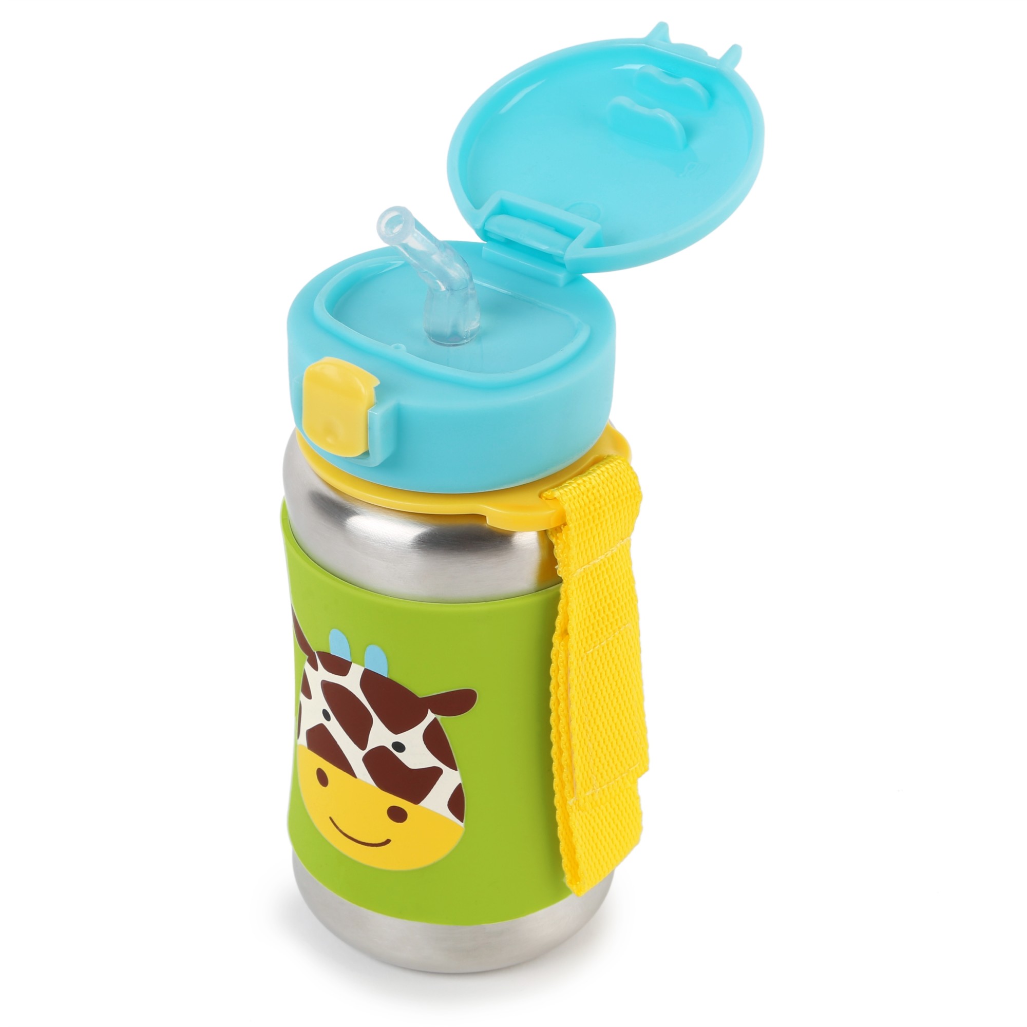 Skip Hop Sticla Cu Pai Din Otel Inoxidabil Zoo Giraffe Petit Bebe